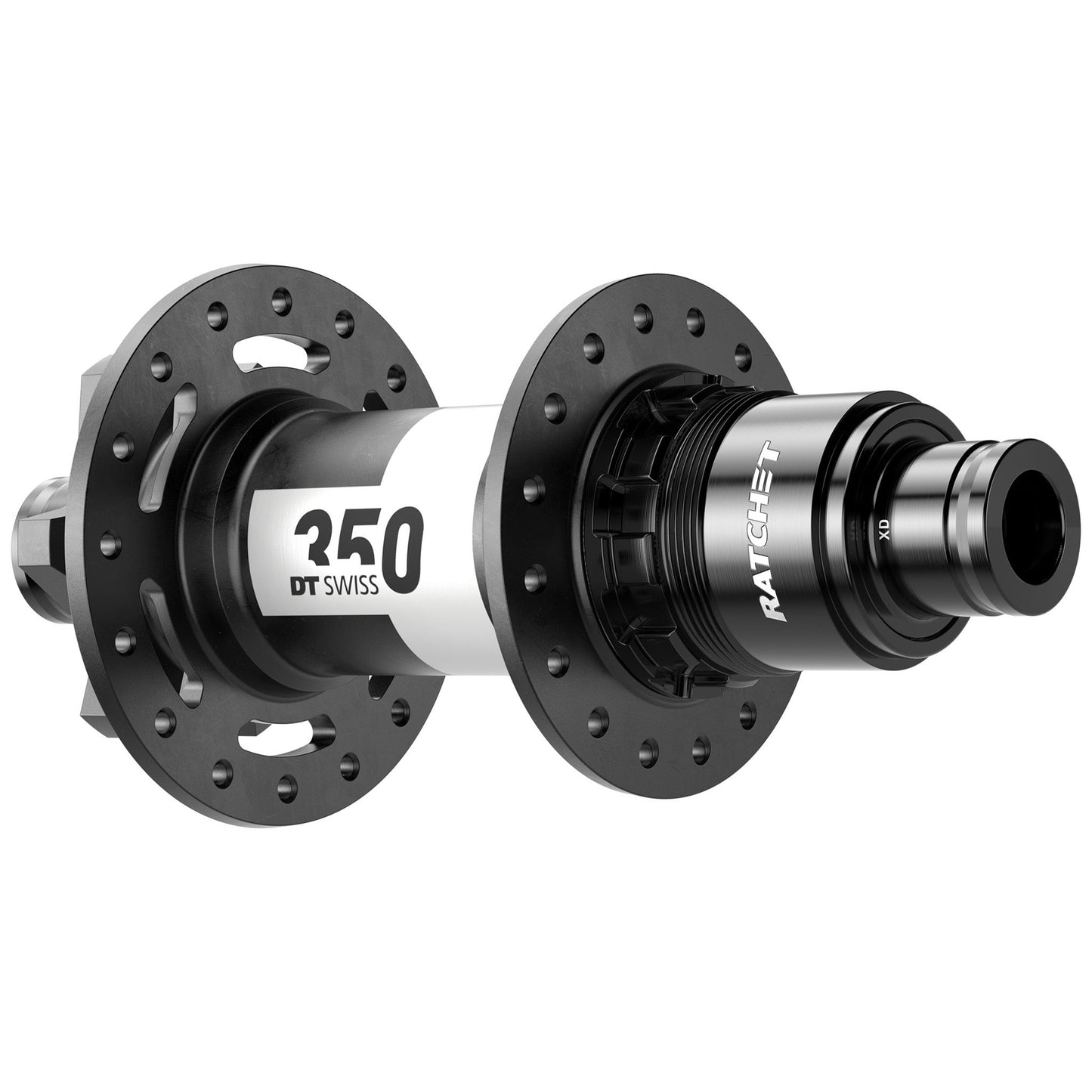 DT Swiss 350 Classic Flange Rear Hub - 6 - Bolt - 12x148mm - XD - LoamLabs