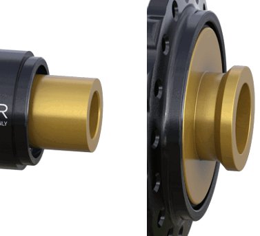 Hub End Caps - Gold - LoamLabs