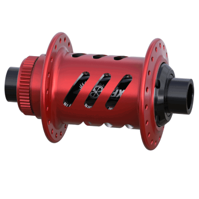 Classic Helix CL F Hub, 15x110mm 32h – Red (Anodized) - LoamLabs