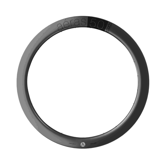 Aeras 50 700c Carbon Rim, 24h - Stealth - LoamLabs