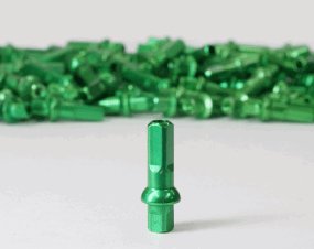 Alloy Nipples (Bright Green) - LoamLabs