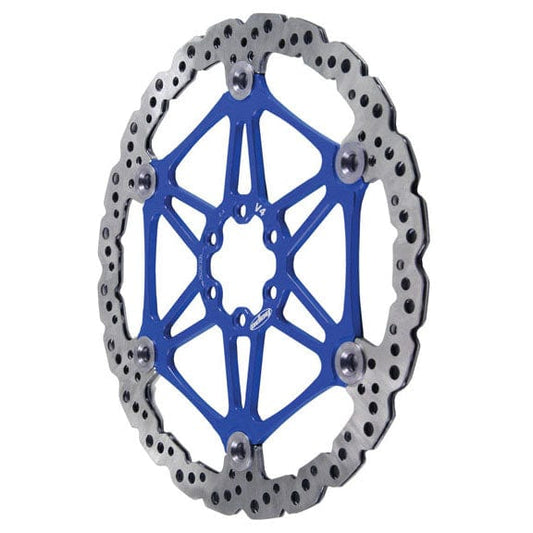 Floating Rotor, 160mm (Floating/Wave) - Blue - LoamLabs