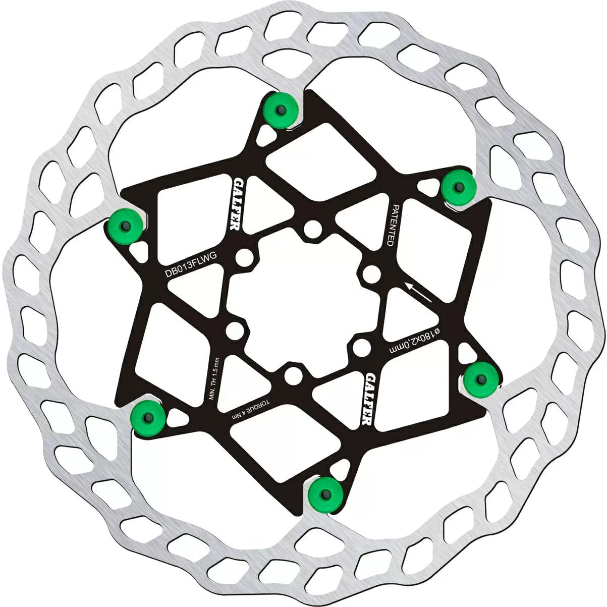 Galfer Disc Floating Wave Rotor - 6 - Bolt - LoamLabs