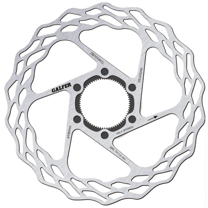 Galfer Disc Road/Gravel Wave Rotor - Centerlock - LoamLabs