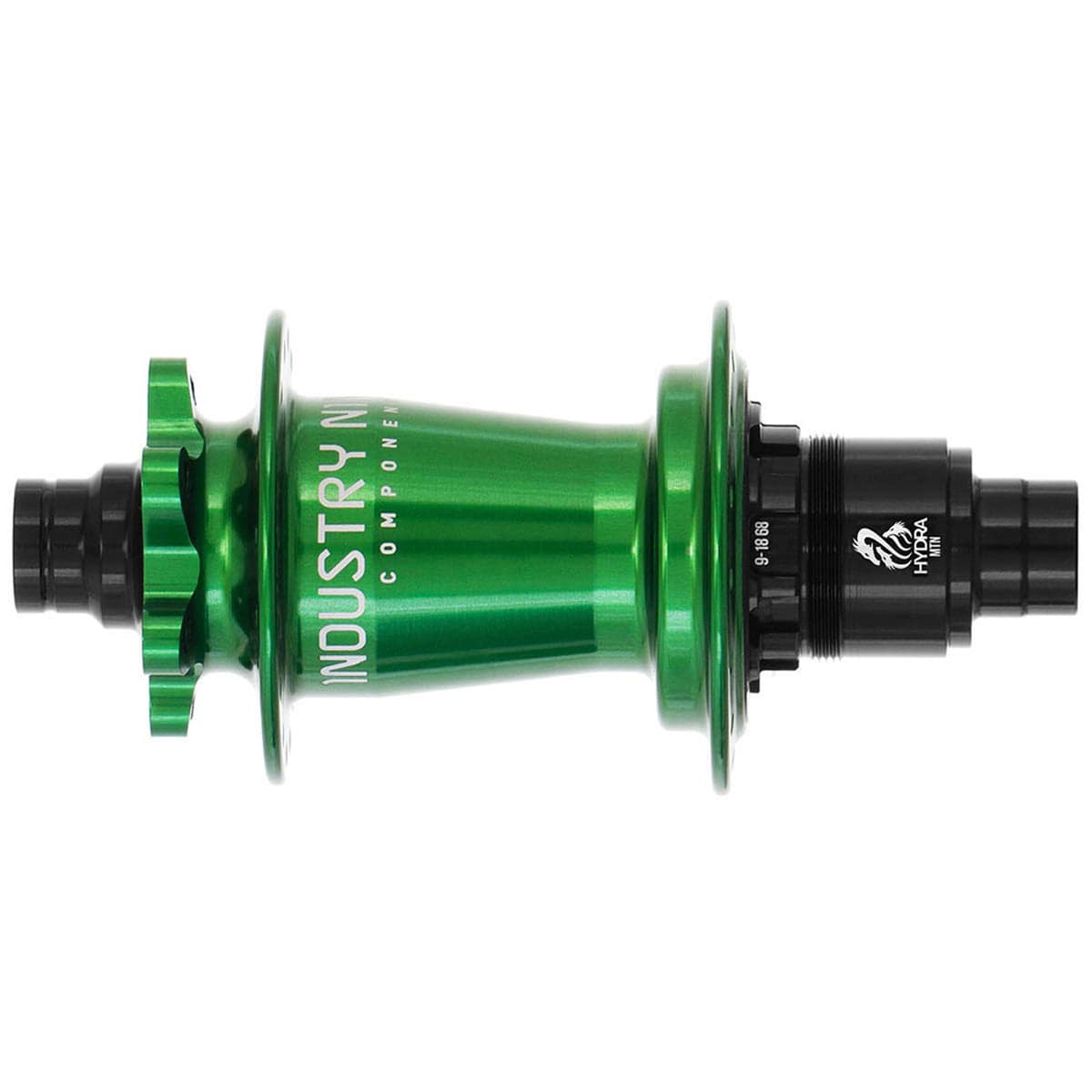 Hydra 6B R Hub, 12x148mm HG 28h - Green - LoamLabs