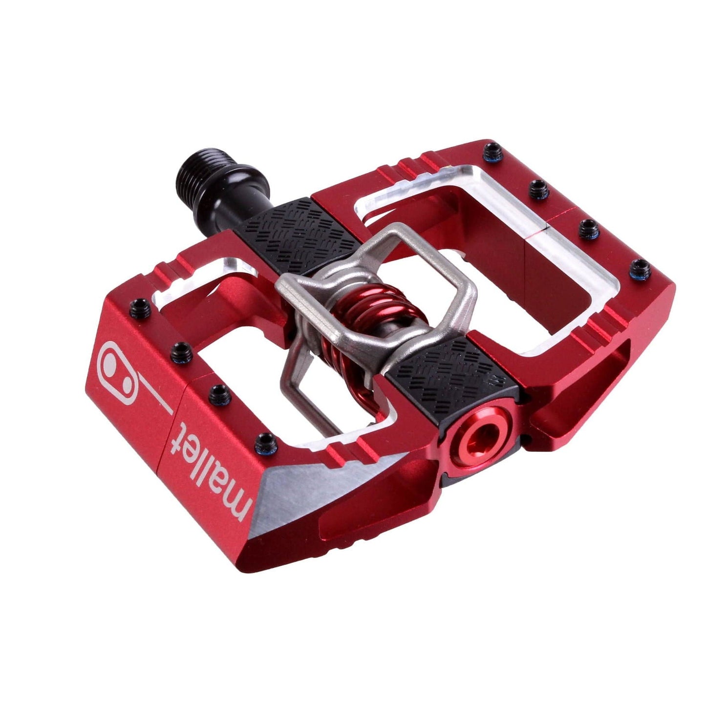 Mallet DH Pedals, Red - LoamLabs