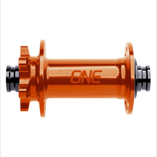 OneUp 6B F Hub, 15x110mm 28h - Orange - LoamLabs