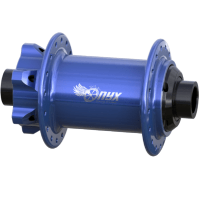 Onyx Racing Mountain Hubs Classic 6B F Hub, 15x110mm 28h – Candy Blue (Powder Coat)