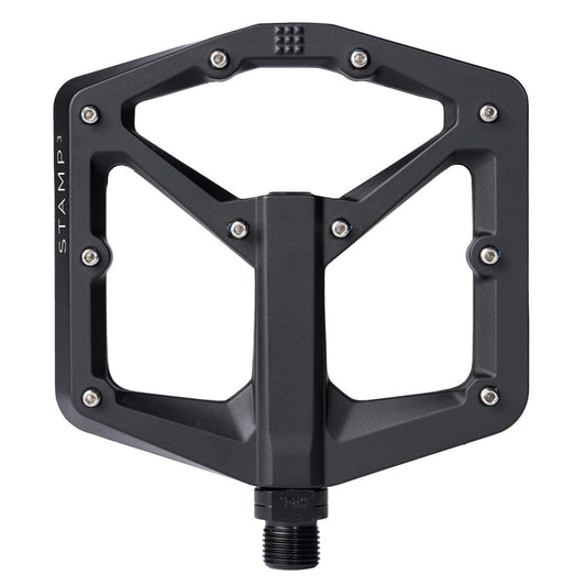 Stamp 3 Large Magnesium Platform Pedals, Black - LoamLabs