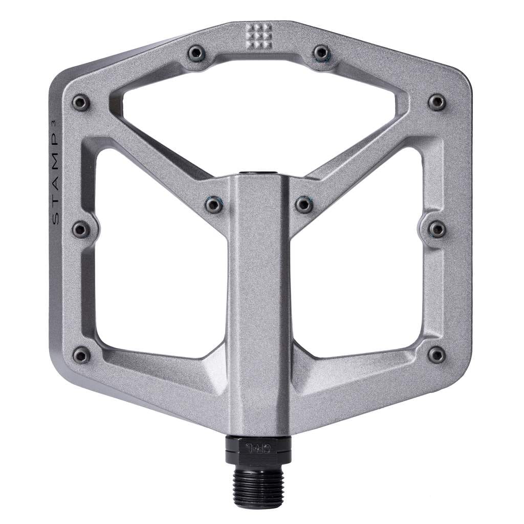 Stamp 3 Large Magnesium Platform Pedals, Gray - LoamLabs