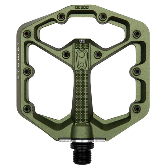 Stamp 7 Small Platform Pedals, Dark Green NLA - LoamLabs