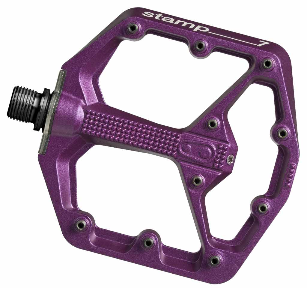 Stamp 7 Small Platform Pedals, Purple - LoamLabs