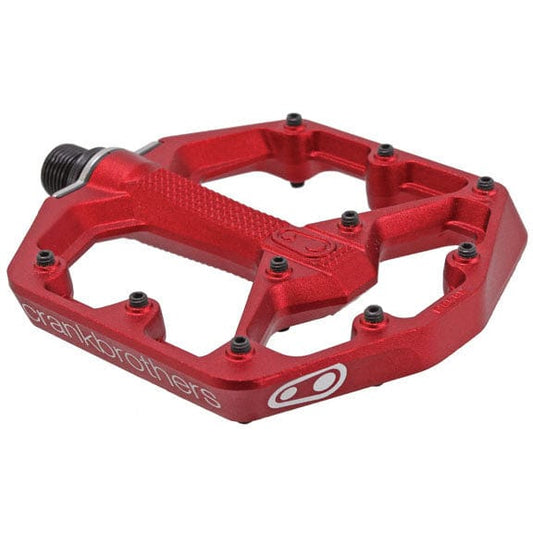 Stamp 7 Small Platform Pedals, Red NLS - LoamLabs