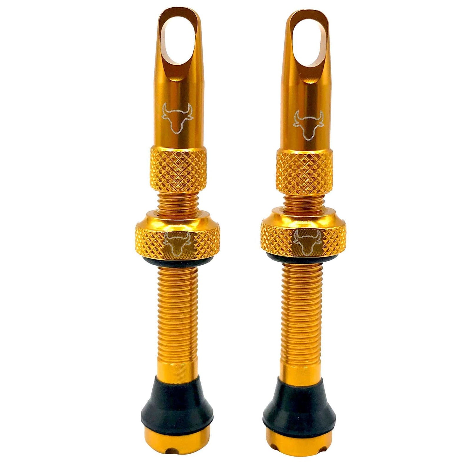 Tubeless Valve Stem, 42mm (Pair) - Gold - LoamLabs