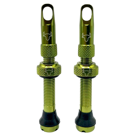 Tubeless Valve Stem, 42mm (Pair) - Green - LoamLabs