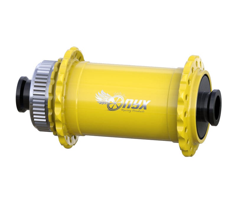 Vesper CL F Hook Flange Hub, 12x100mm 24h - Cardinal Yellow - LoamLabs