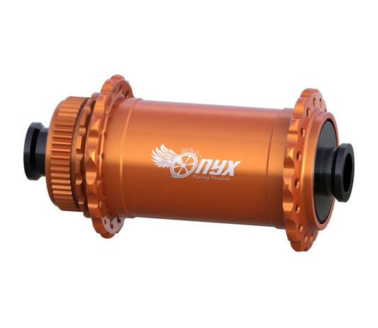 Vesper CL F Hook Flange Hub, 12x100mm 24h - Orange (Anodized) - LoamLabs