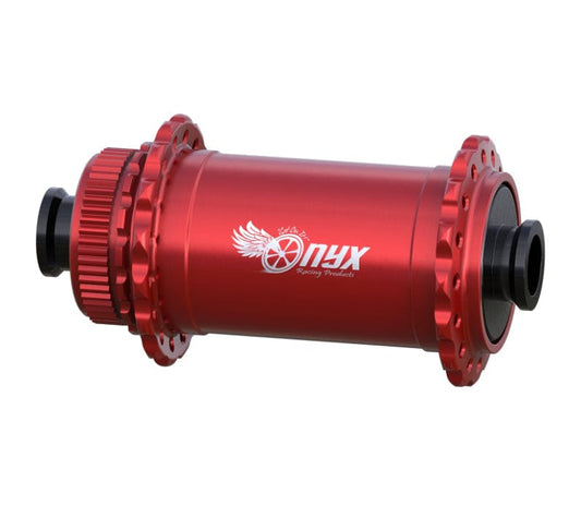 Vesper CL F Hook Flange Hub, 20x110mm Boost 28h - Red (Anodized) - LoamLabs