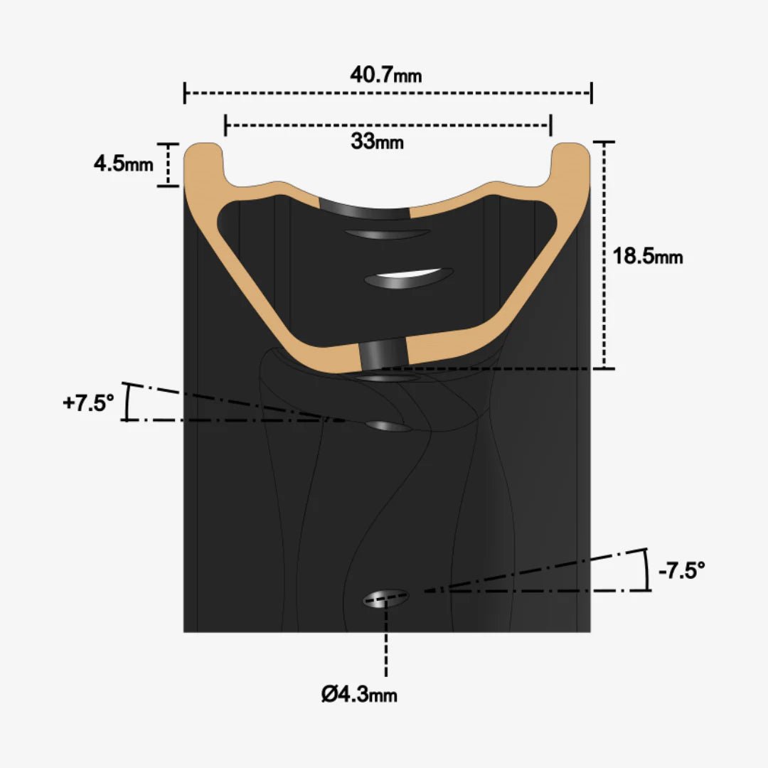 We Are One FUSE Carbon Rim (Enduro) - LoamLabs