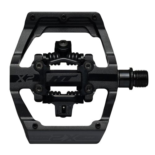 X2 Clipless Platform Pedals, CrMo - Stealth Black - LoamLabs