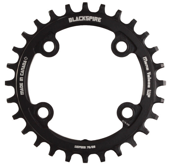 Snaggletooth NW Chainring, 76BCD 28t - Blk